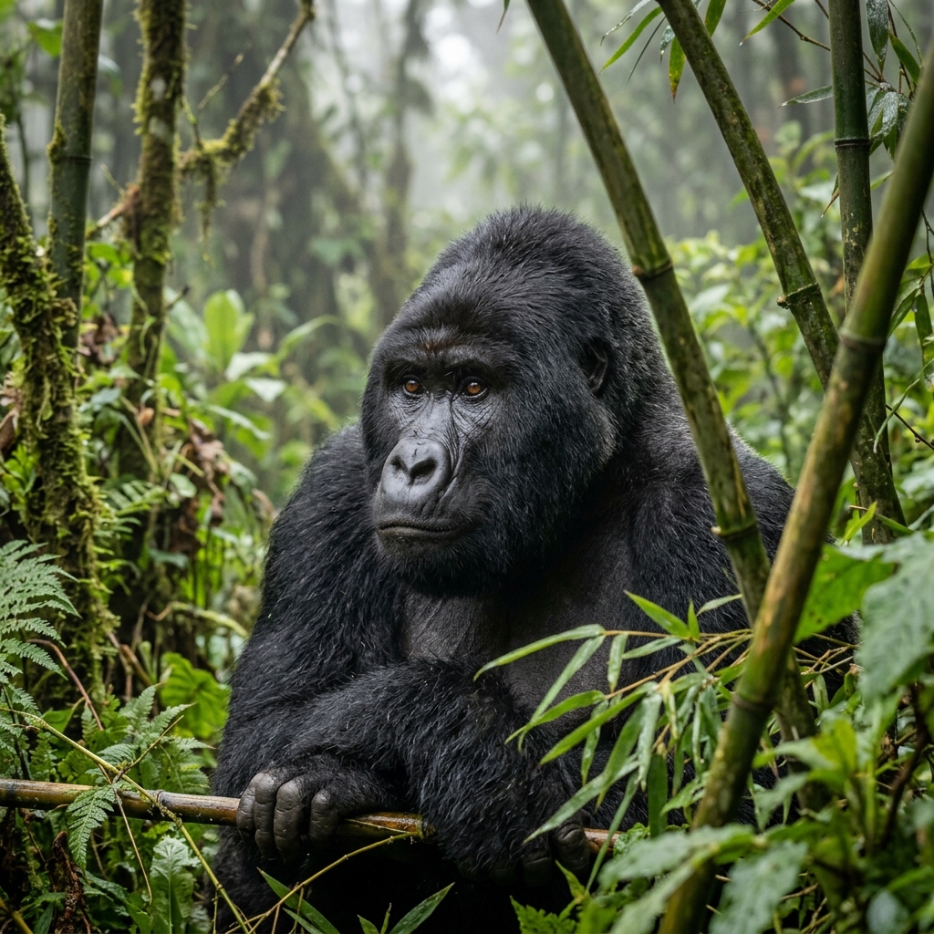 Mountain Gorillas in Volcanoes National Park